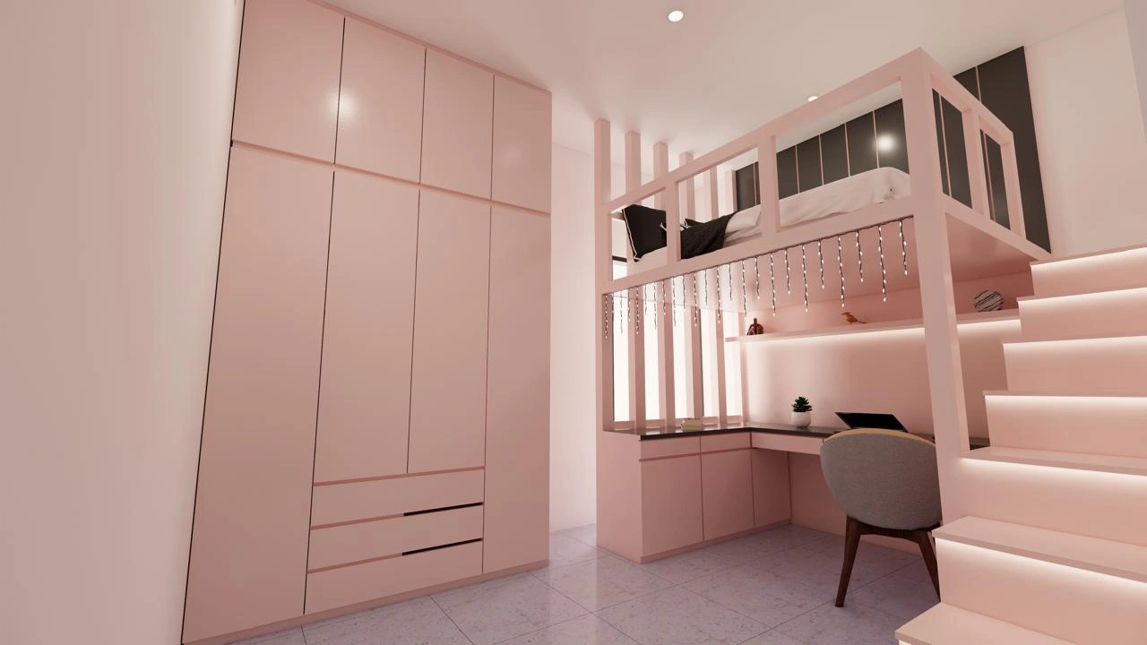 Kamar Anak: Lemari & Mezanin