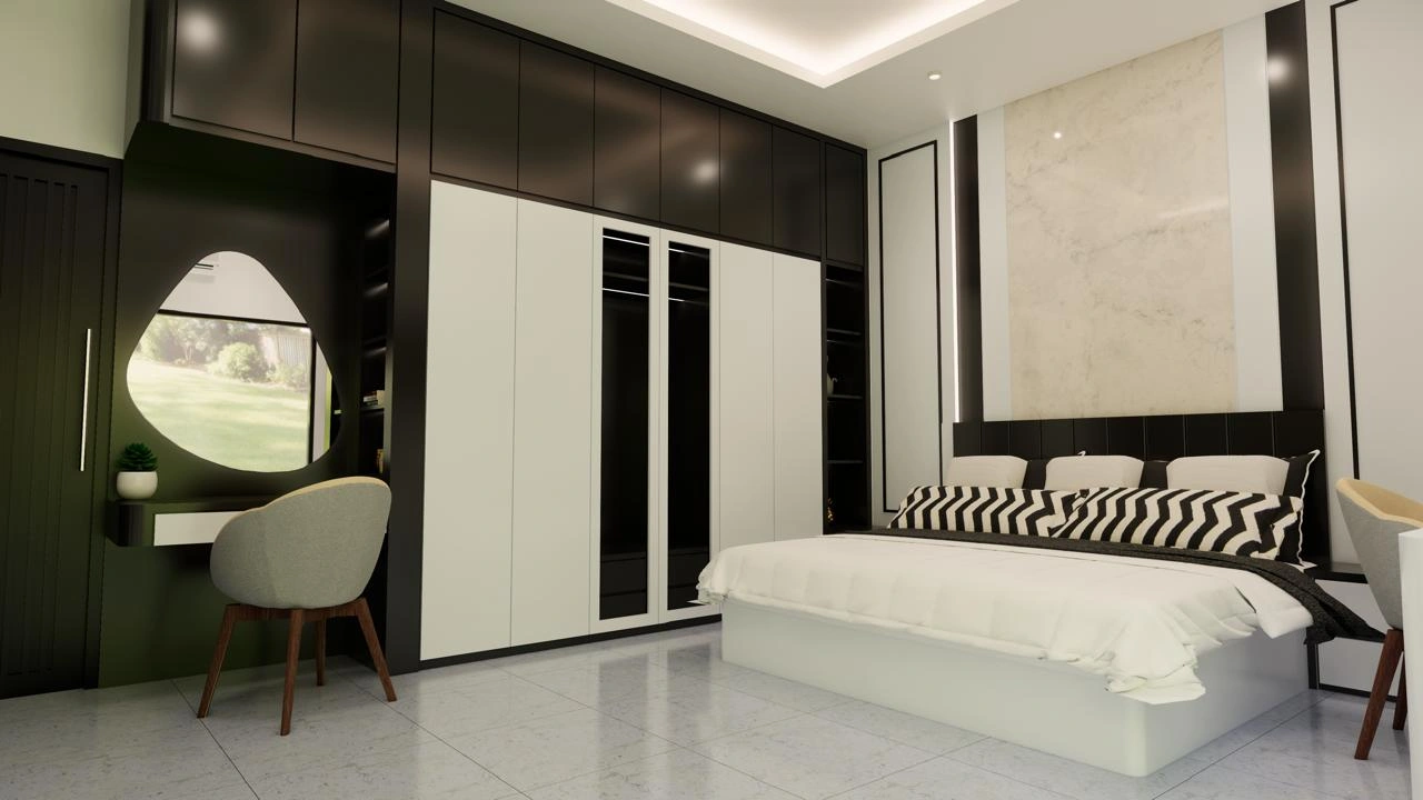 Kamar Tidur: Lemari & Meja Rias